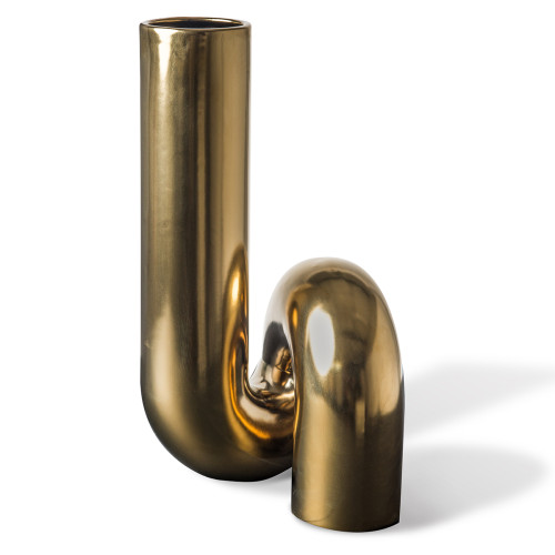 Pols Potten + Yourtube vaas, goud